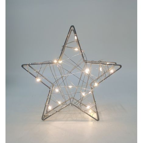 TrendLine LED Stern Ø 19 x 19 cm warmweiß Dekofigur