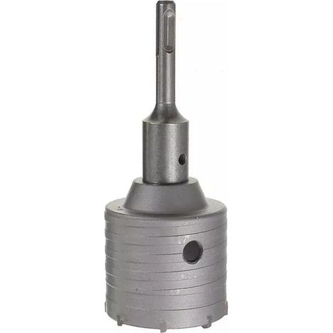 Fresa Tazza Carotatrice 65 Mm Asta Prolunga 9 Cm Per Trapano Attacco Sds Plus