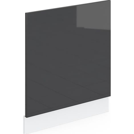 Frontblende R-Line, Anthrazit Hochglanz, 60 cm ohne Arbeitsplatte, Vicco (1/5)