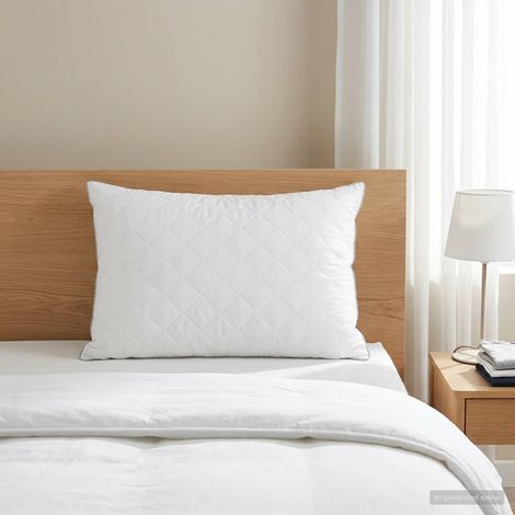 vidaXL Oreiller FULDA 40 x 80 cm 100% duvet d'oie et plumes Blanc (1/5)