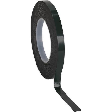Sealey DSTG1210 Double-Sided Adhesive Foam Tape 12mm x 10m - Green Backing (1/2)