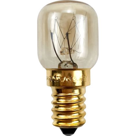 Pack of 10 SES E14 Pygmy Light Bulbs with Bayonet Base - Oven/Microwave Light Bulbs Heat Resistant up to 300～C - Night Light Bulbs (E14 25.00W 240.00V) (1/5)