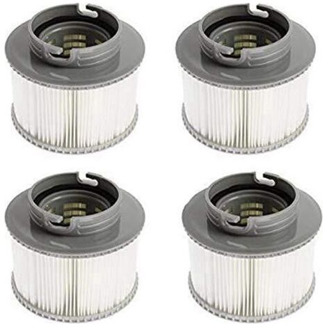 For Mscomft Lot de 4/8 Cartouches filtrantes de Rechange pour Bubble Spa (Version améliorée 2020 pour s'adapter à Tous Les modèles (4 Pcs) (1/5)