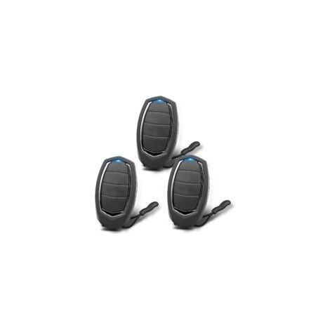 Control remoto de 433,92 MHz para puertas, paquete de 3 controles remotos para puertas de garaje compatibles con MOTORLINE Falk MX4SP MXS4SP MX5SP RCM DSM, 4 canales.