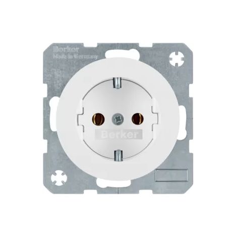 Berker SCHUKO-Steckdose pows/gl 41432089 (1/2)
