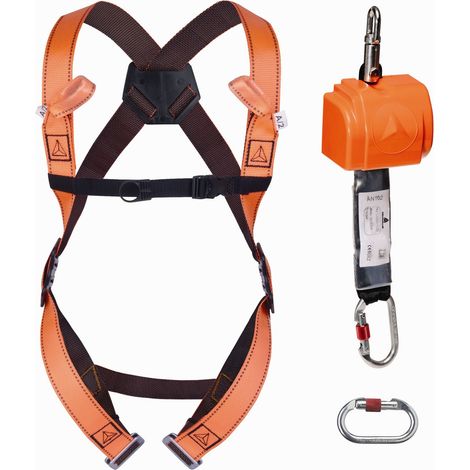 Kit antichute vertical & horizontal 2,50m taille XL/XXL - DELTA PLUS - ELARA140XX (1/3)