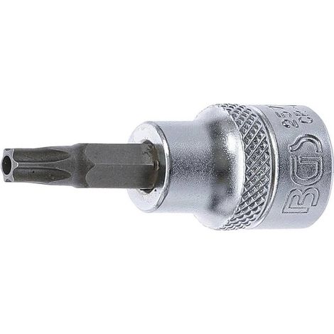 Douille à Embouts 10 mm (3/8) Profil T Torx - Perçage T30 - Précision et Robustesse, Acier - D-Work (1/5)