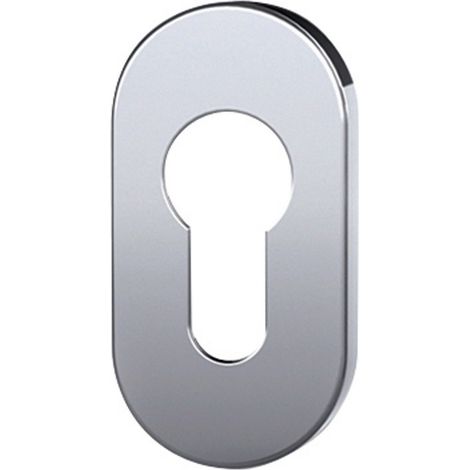 Bocchetta Ovale Satinata Handy per Foro Yale