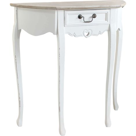 Holztisch mit 1 Schublade 79x31xh79 cm Eleganzlinie (1/5)