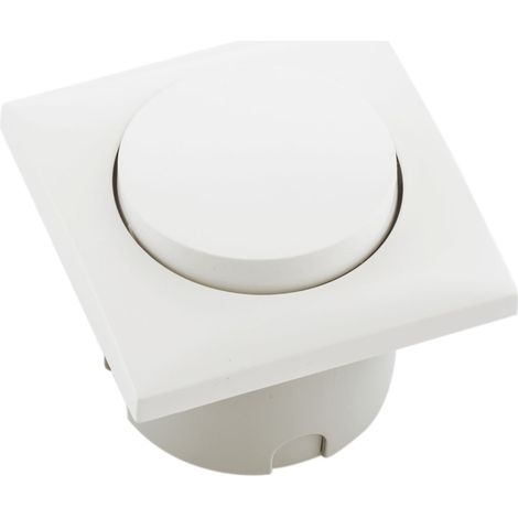 Berker Schalter Integro Flow  Lichtschalter mit Sekundärleitung  Kunststoff polarweiß glänzend