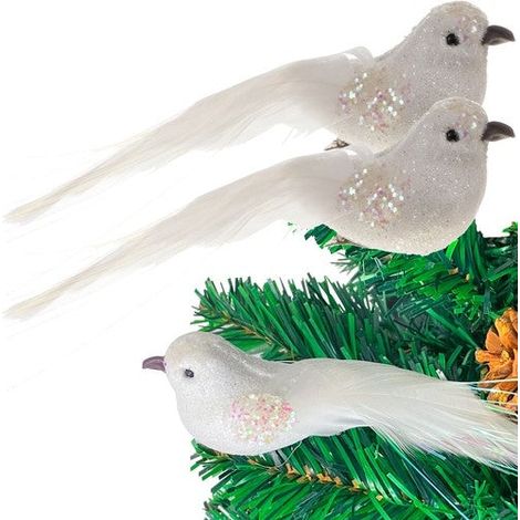 Christbaumkugeln - vogel 2 stk ruhhy 22338 (1/5)