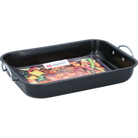 Plat à four Alpina 39x29x6 cm Noir (1/2)