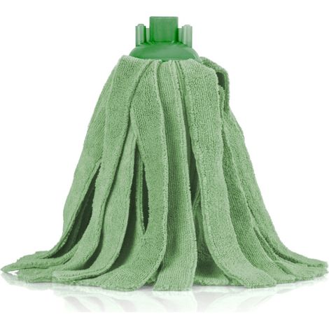 Mop in microfibra verde attacco a vite 200 gr