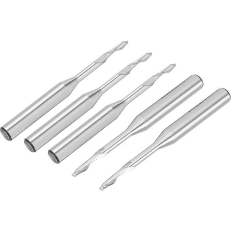 5 pièces Fraises 8mm en Acier Tungstène pour Fraisage et Gravure sur Métal (1/5)