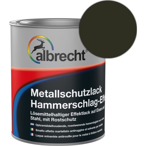 Albrecht Metallschutzlack Hammerschlag-Effekt 375 ml schwarz Lack Schutzlack (1/3)