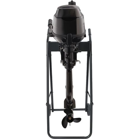 Chariot de support pour moteur hors-bord, robuste, design pliable, Noir (1/2)