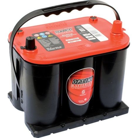 Batterie plomb OPTIMA Redtop 12V 44AH 730A RTR 3.7 +D (RTR3.7)