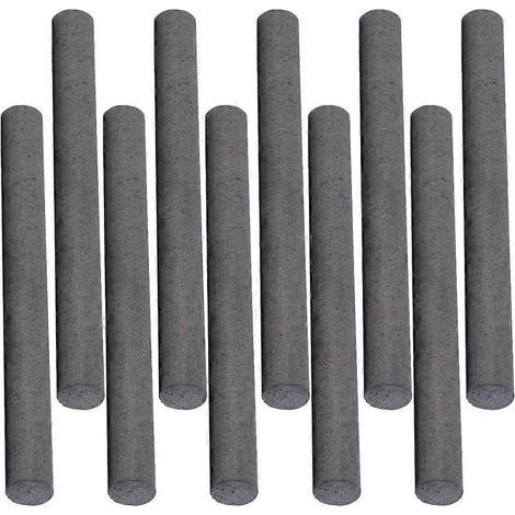 Tiges de graphite de carbone pour agitation hautement conductrice. paquet de 10. noires. (1/5)