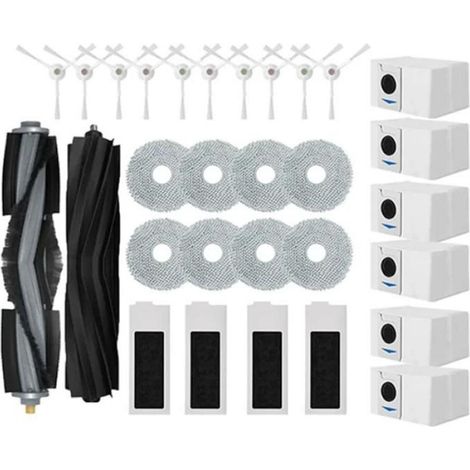Pour Ecovacs Deebot T20 OMNI T20e T20 Pro Robot Aspirateur Principal Côté Brosse Vadrouille Filtre Poussière Sacs Pièces de (1/4)