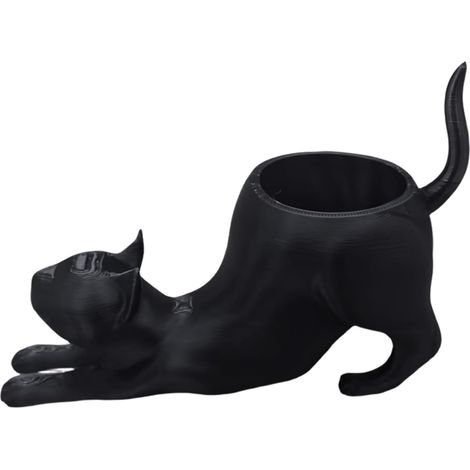 Pot de fleurs chaton pour jardin d'intérieur, décoration intérieure, cadeau, cactus (1/5)