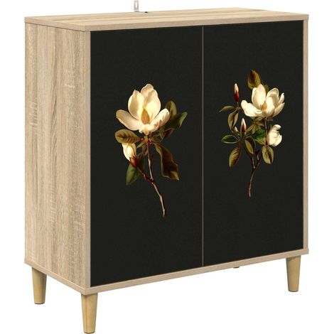 Credenza BREMEN Sonoma 69 x 33 x 75 cm Legno ingegnerizzato vidaXL