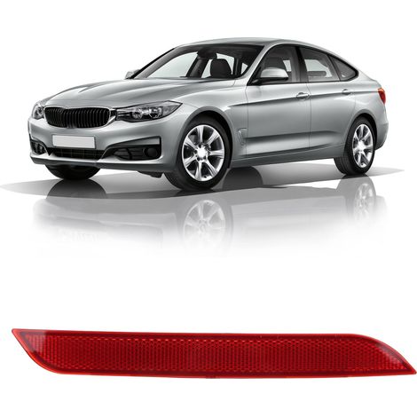 GROOFOO Rear Bumper Reflector ABS Dustproof Tail Light Brake Indicator for F30 F31 F35 3 Series Left (63147301187) (1/5)