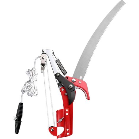 Scies À Perche Pour L'Élagage Des Arbres Outil D'Élagage Réglable Robuste Équipement de Coupe d'Arbres Pour Jardin Cour Pelouse Patio Terrasse Porche Palmiers Prairie Extérieur Aménagement Paysa (1/5)