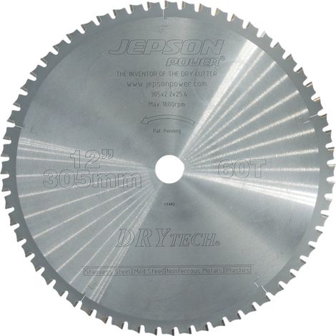 Jepson Drytech HM-Sägeblatt Durchmesser 305 mm / 60Z für Stahl