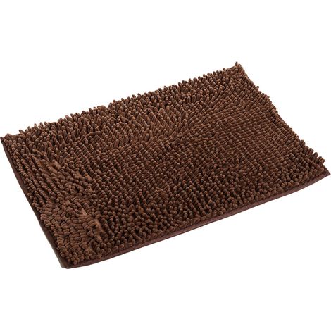Liquidation de tapis de bain Tapis de sol en chenille, absorbant et antidérapant pour salle de bain, chambre, cuisine, salon, entrée. (1/5)