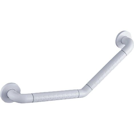 Corner support bar for mounting, white stainless steel, L. 40 cm (1/5)
