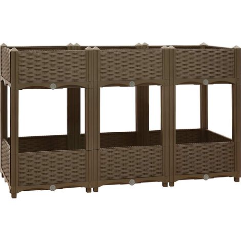 Maison Exclusive - Fioriera Rialzata 120x40x71 cm in Polipropilene (1/5)