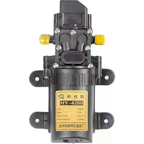 Pompe à eau électrique 12 V pour pulvérisateur agricole, moteur à double noyau auto-amorçant, accessoires pour machine à pesticides haute pression (1/4)
