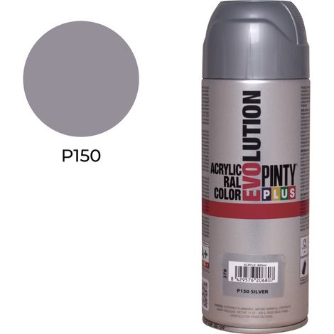 Vernice Spray PintyPlus Evolution Argento 520cc P150