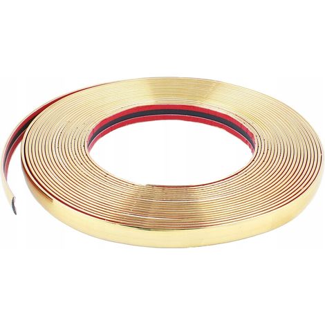 Flexible Chromstreifen, Goldband, 35 mm (1/5)
