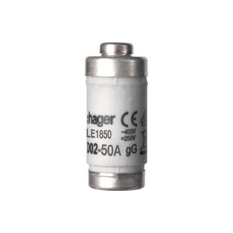 HAGER LE1850 FUSIBLE D02 50 A 400 V AVEC DÉTECTEUR DE MOUVEMENT