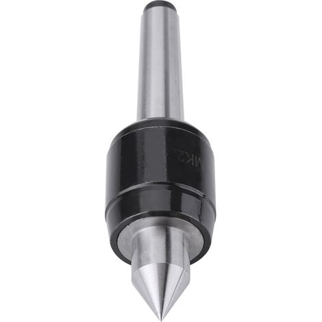 Centre Tournant Live de Précision MK2 Pointe Acier 60° pour Machine à Taper CNC Tour Outil (1/5)