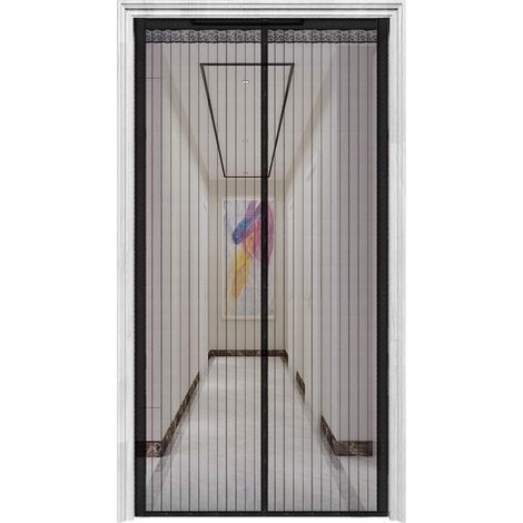 Moustiquaire Magnétique - 90 x 210 cm - Pour Porte Entrée Patio Terrasse - 1 Pièce (1/5)
