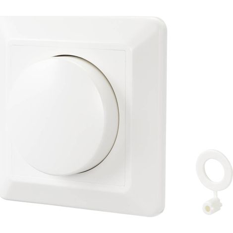 Sygonix SY-4697882 Dimmer rotativo Adatto per lampadina: Lampadina alogena, Lampadina LED, Lampadina ad incandescenza (1/5)