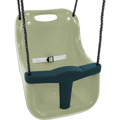 Siege bébé balançoire h190-250cm vert kaki (1/4)