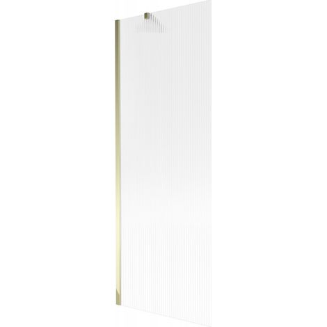 Paroi de baignoire 1 volet 70 x 150 cm, striée, dorée - Mexen Next - 895-070-000-00-09-50 (1/5)