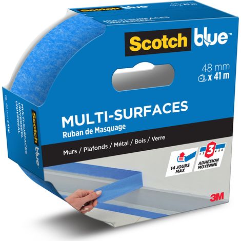 SCOTCHBLUE Ruban de masquage multisurface, SCOTCH, l.48 mm x L.41 m (1/5)