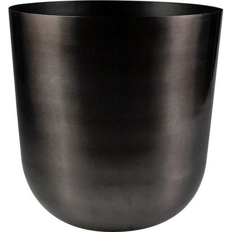 Pot de Plante Métal Moderne Couleur Gris D20 - PANGIVO
