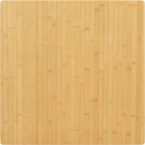 Tischplatte 90x90x2,5 cm Bambus