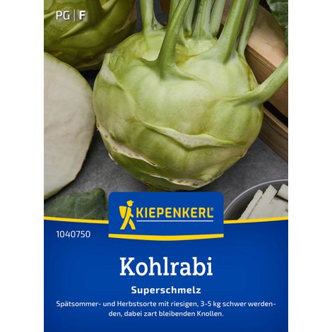 Kiepenkerl Saatgut Kohlrabi Superschmelz für ca. 100 Pflanzen (1/2)