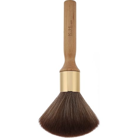 Brosse à cheveux cassée, balai à cheveux, plumeau pour cou et visage, brosse professionnelle de coiffure, en bois
