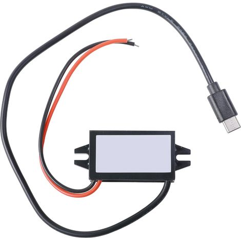 Accessoires de Voiture,Convertisseur 12v 5v,Convertisseur étanche DC-DC 12V à 5V 3A avec Port Micro USB,Convient pour Les Véhicules,Camions,Remorques,Camping-Cars (1/5)