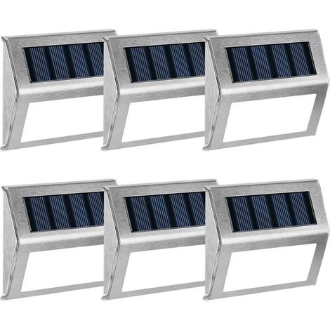 [6 Packs] 4LED Outdoor Solar Garden Lights, Waterproof Solar Powe (1/5)