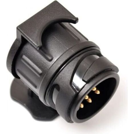 Anhängerstecker-Adapter 13- auf 7-polig, neue Version 13/7 für 13-polige Autoanhängerkupplung