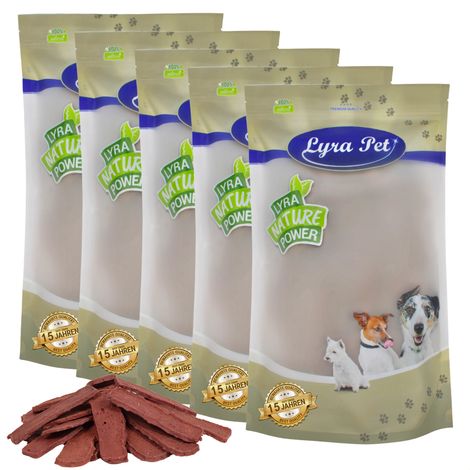 5 kg de lanières de viande de cheval Lyra Pet® (1/5)