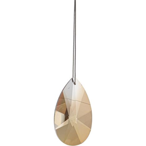 ADDOBBO GOCCIA CRISTALLO TRASPARENTE AMBRA ELDRID 3,8X2,5X6,5